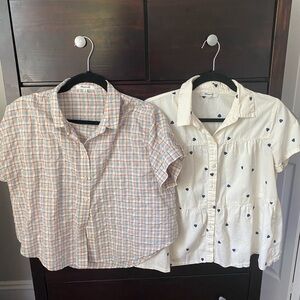 Bundle of 2 Madewell Button-up Shirts